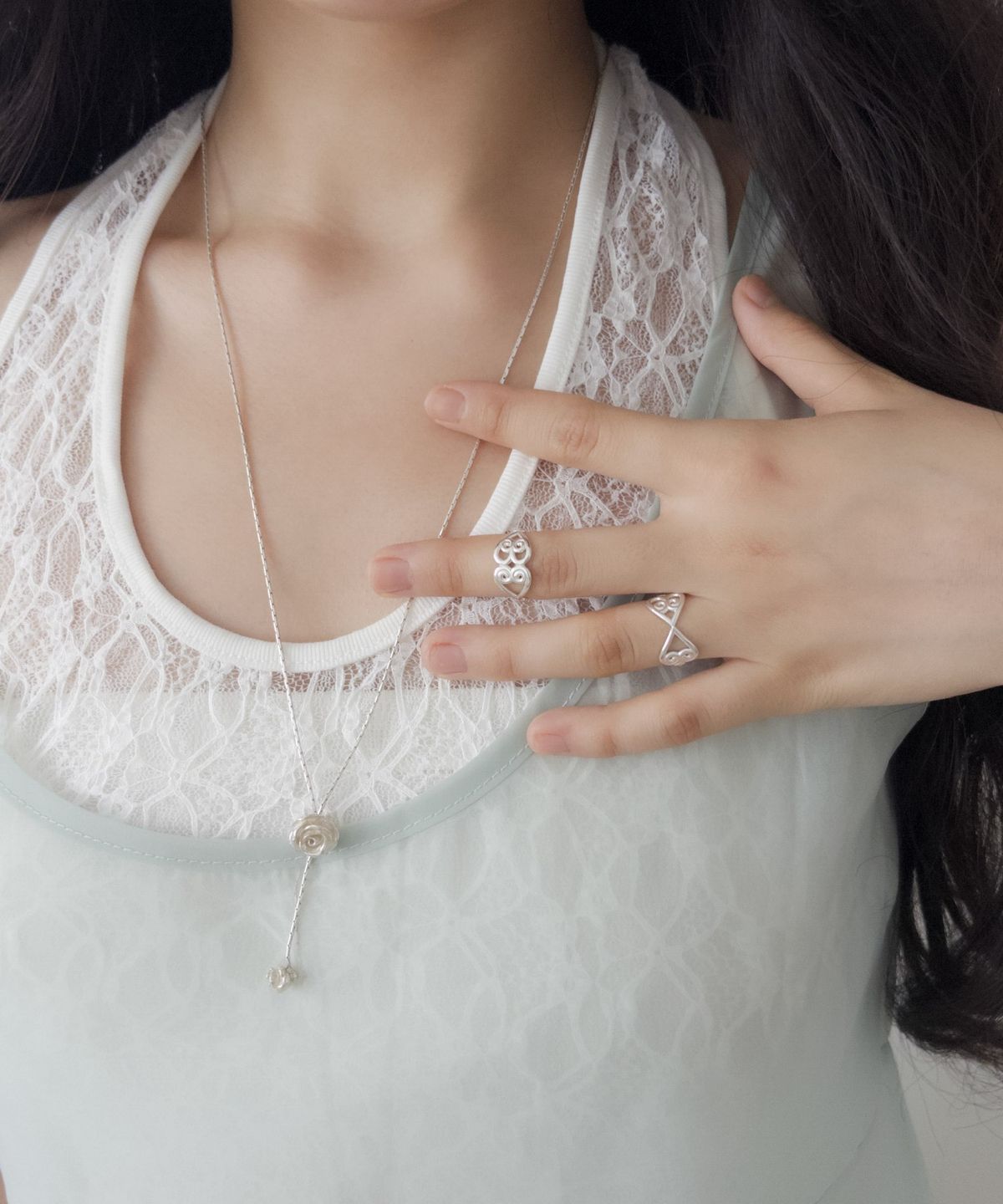 페어오브러브(PAIR OF LOVE) Paris Heart Rolling Ring