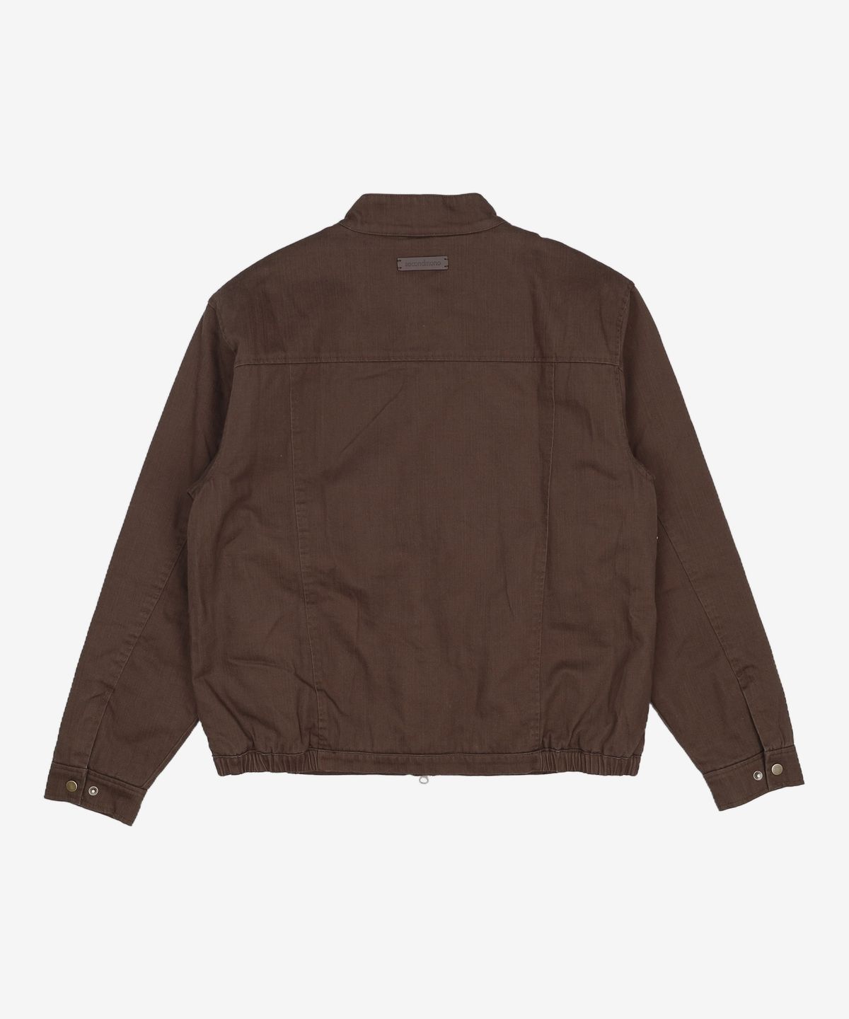 세컨모놀로그(SECONDMONO) 빈티지 워싱 코튼 불렛루프 밀리터리 퀼팅 자켓 [BROWN]_SEJK028BROWN L