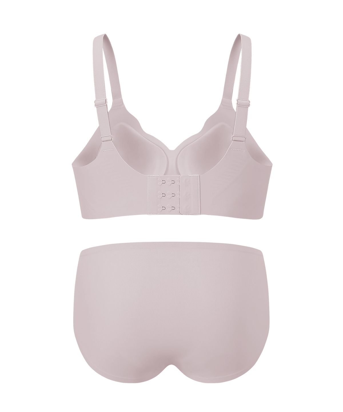 엘르이너웨어(ELLE INNERWEAR) [라이트핏] 쉐딩 브라 팬티 세트 - 모브핑크