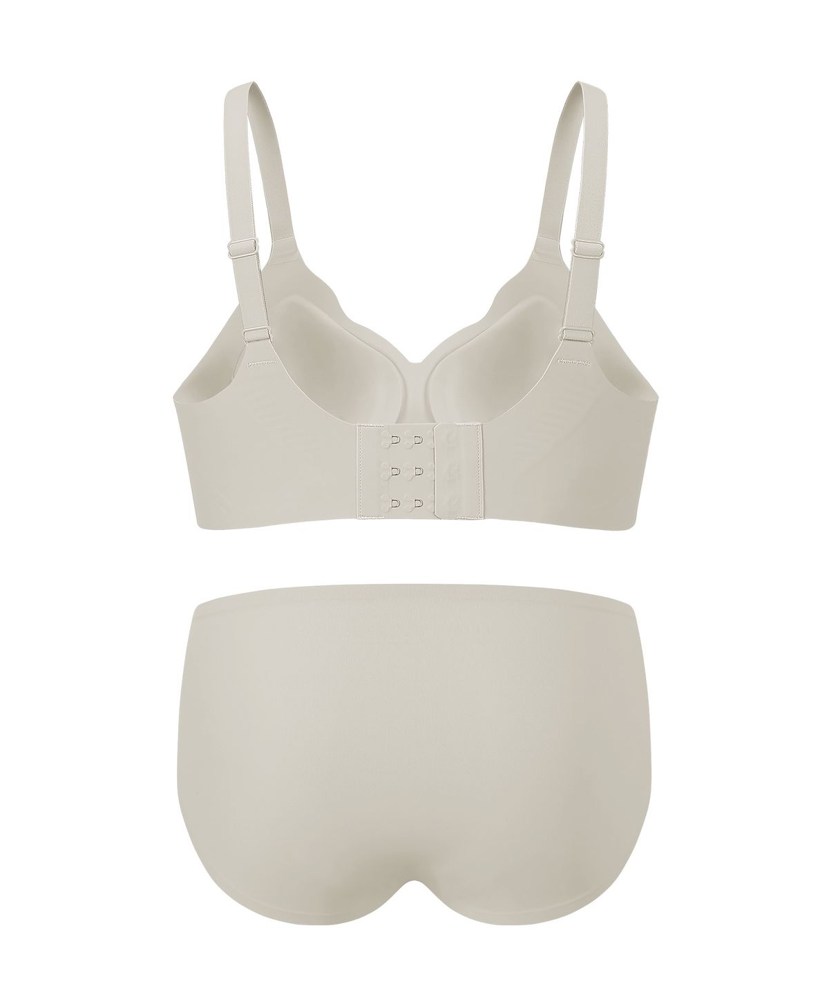 엘르이너웨어(ELLE INNERWEAR) [라이트핏] 쉐딩 브라 팬티 세트 - 라이트베이지