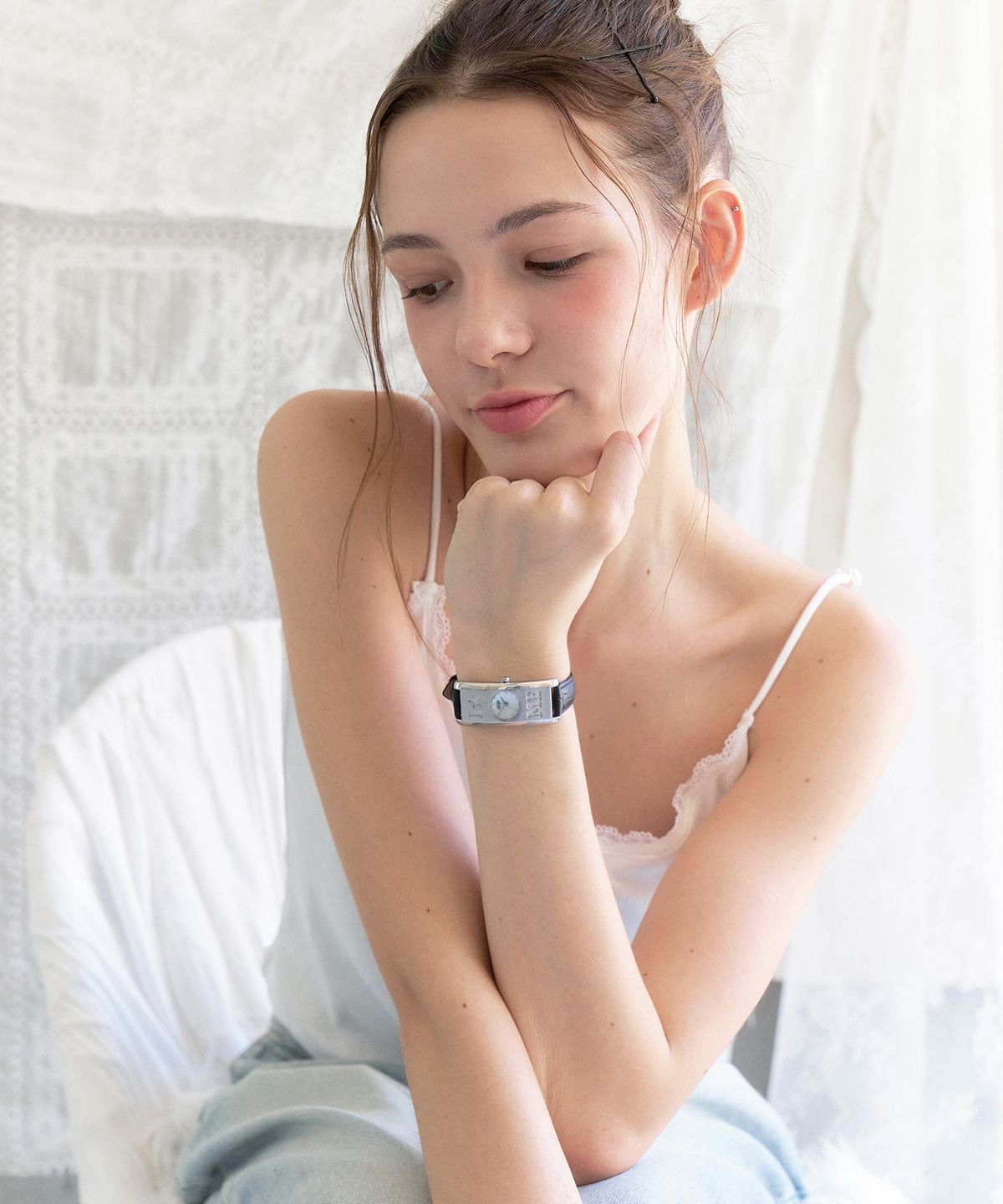 그럼피스터프(GRUMPY STUFF) Star Me Leather Watch