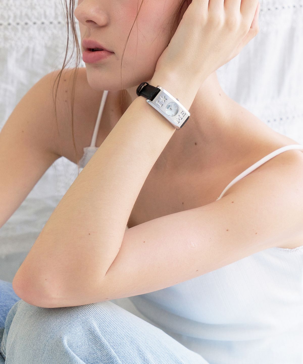 그럼피스터프(GRUMPY STUFF) Star Me Leather Watch
