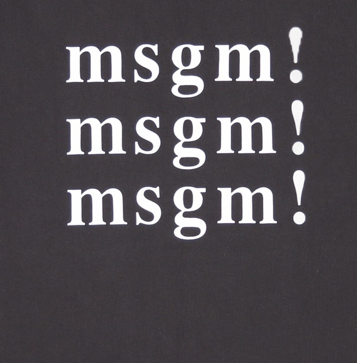 엠에스지엠(MSGM) 반소매 티셔츠 M