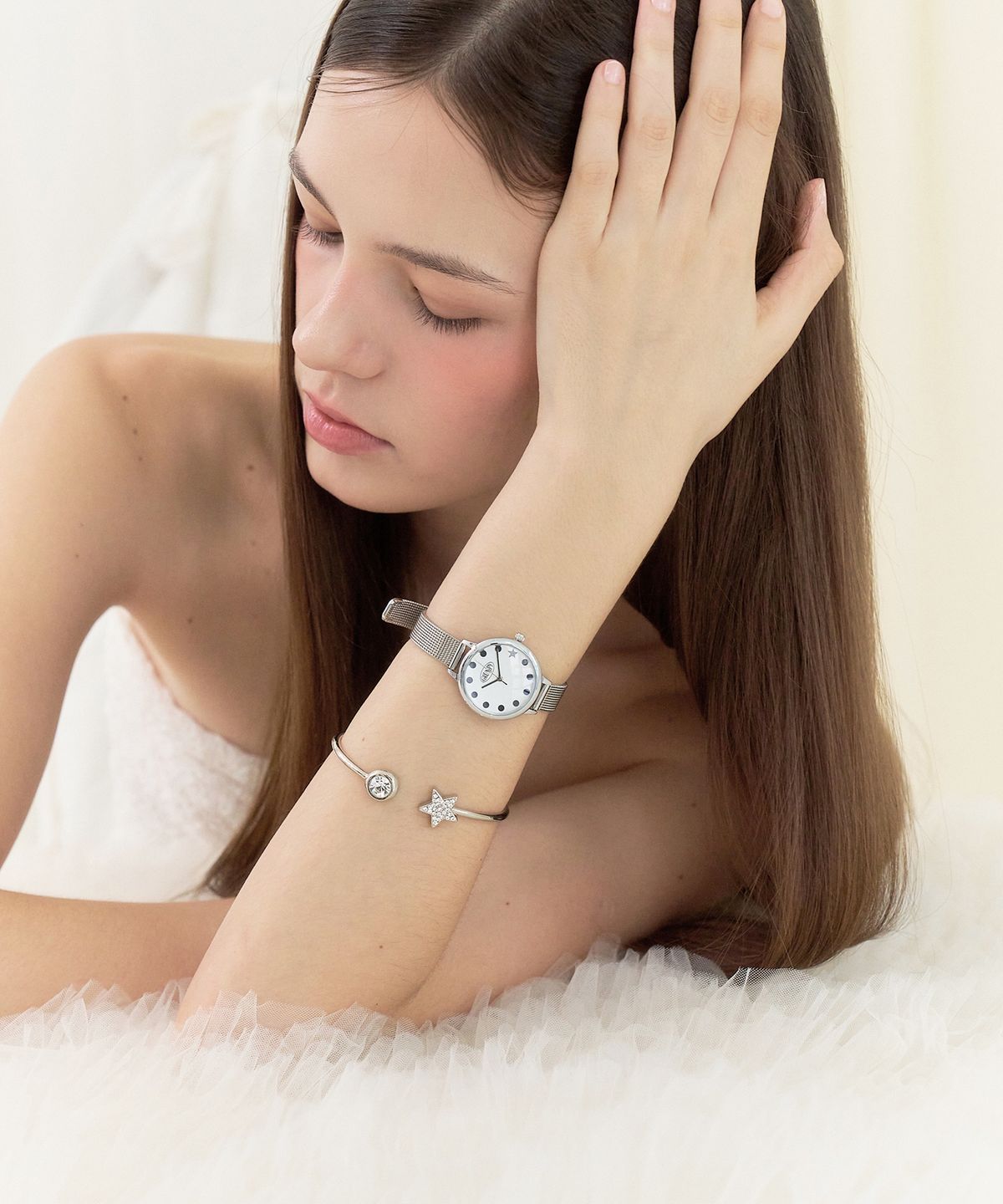 그럼피스터프(GRUMPY STUFF) Polka Dot Star Watch