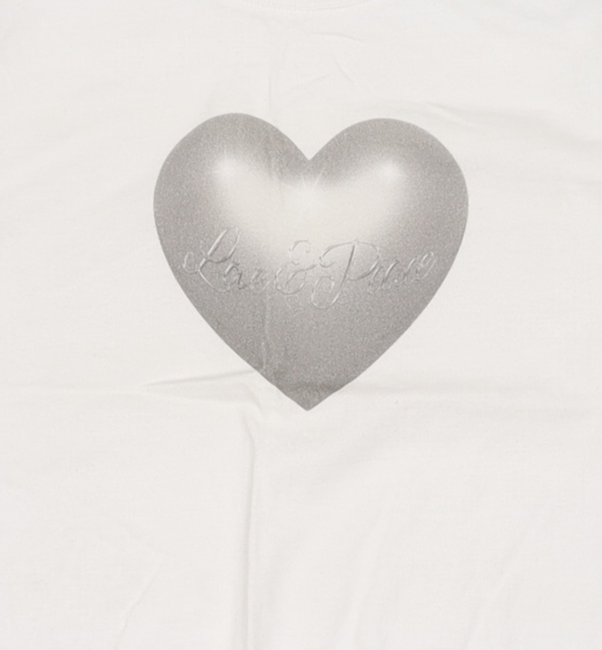비전스트릿웨어(VISION STREETWEAR) VSW 3D Heart WS T-Shirts White FREE
