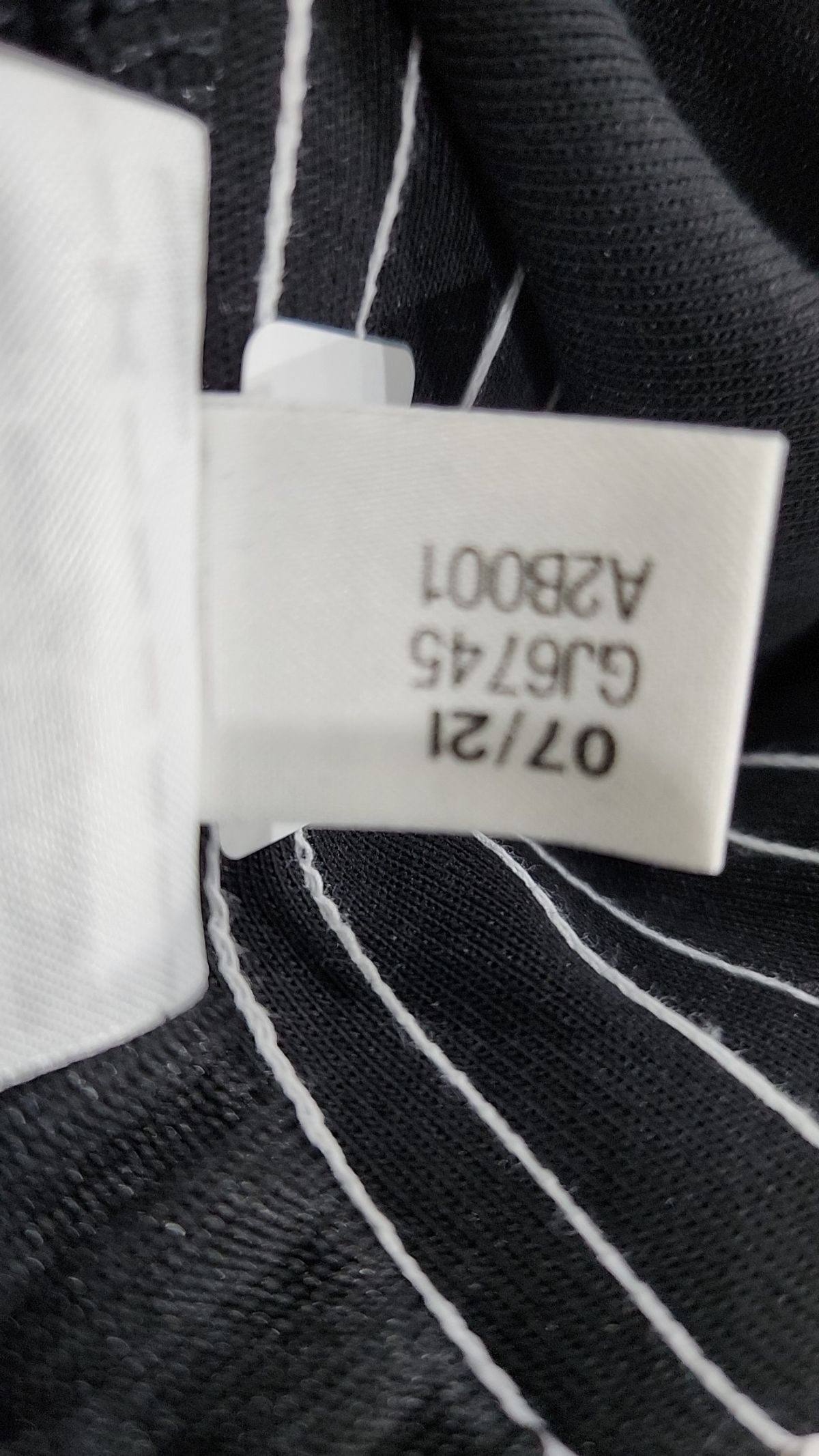 아디다스(ADIDAS) 모던 유로파 트랙팬츠 - 블랙:화이트 / GJ6745 L