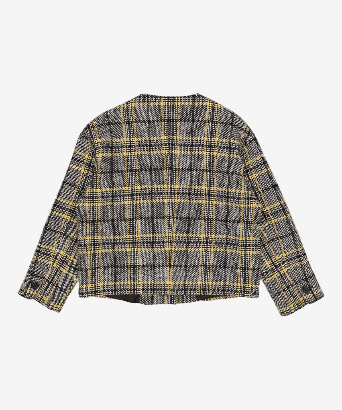 미쏘(MIXXO) 체크 라운드넥 자켓 MIWJK8V01G S
