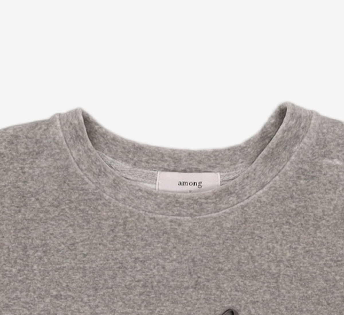 어몽(AMONG) A RIBBON ENTRE SWEATSHIRT [2 colors] S