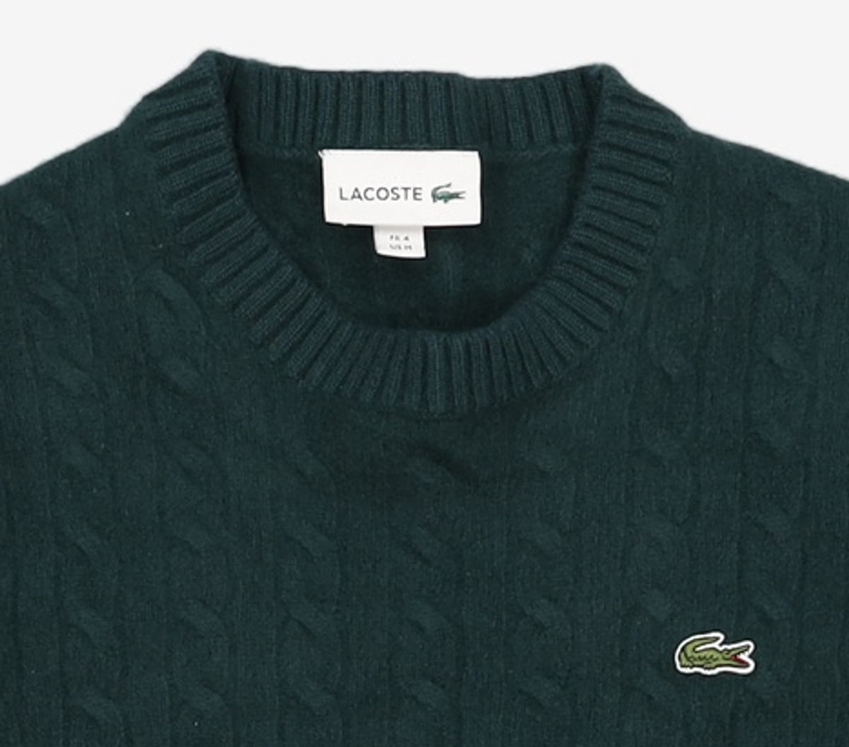 라코스테(LACOSTE) 남성 케이블 풀오버 AH199E-51N YZP M