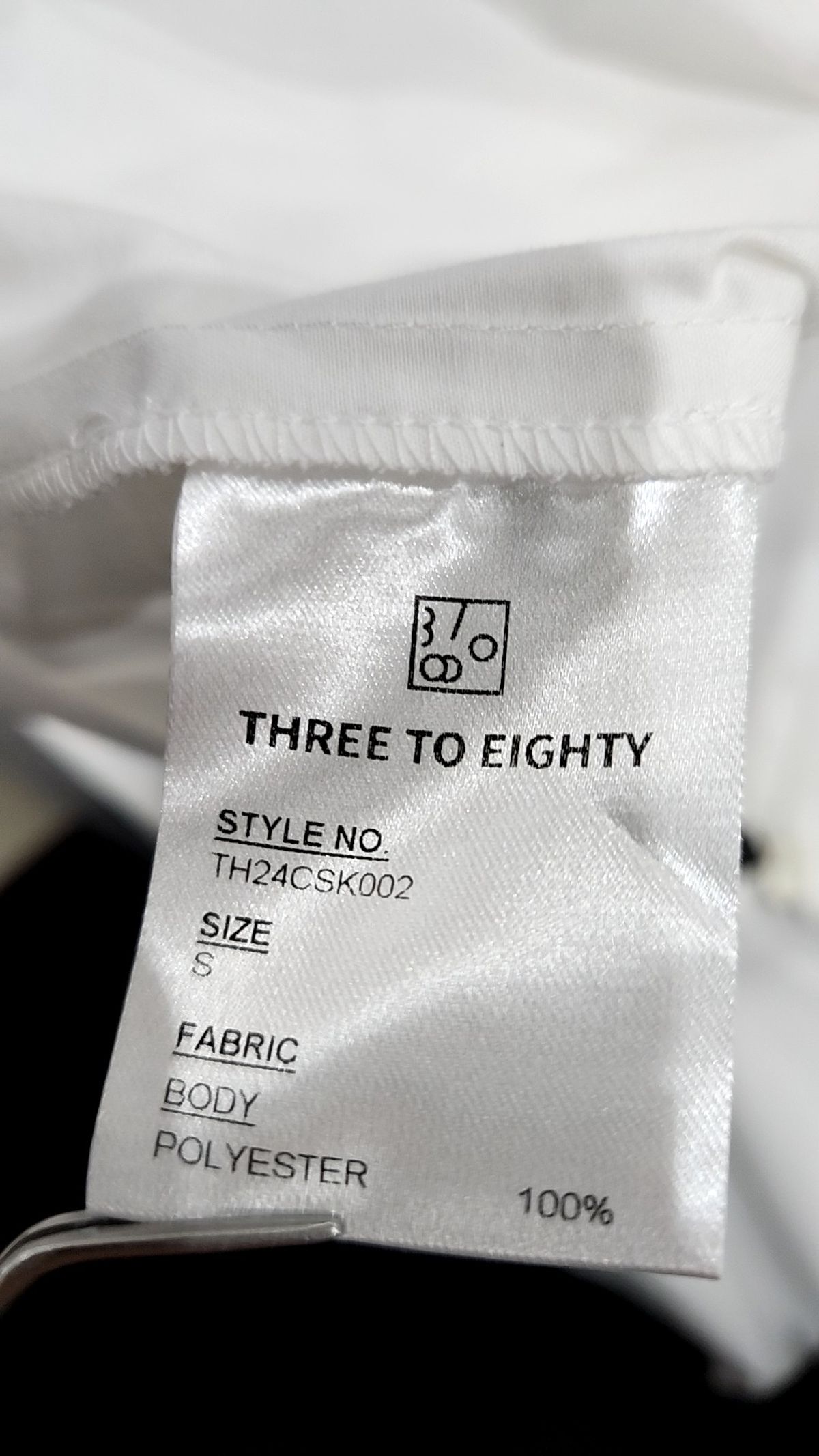 쓰리투에이티(THREE TO EIGHTY) PRINTED ORGANZA LAYERED SKIRT (WHITE) S