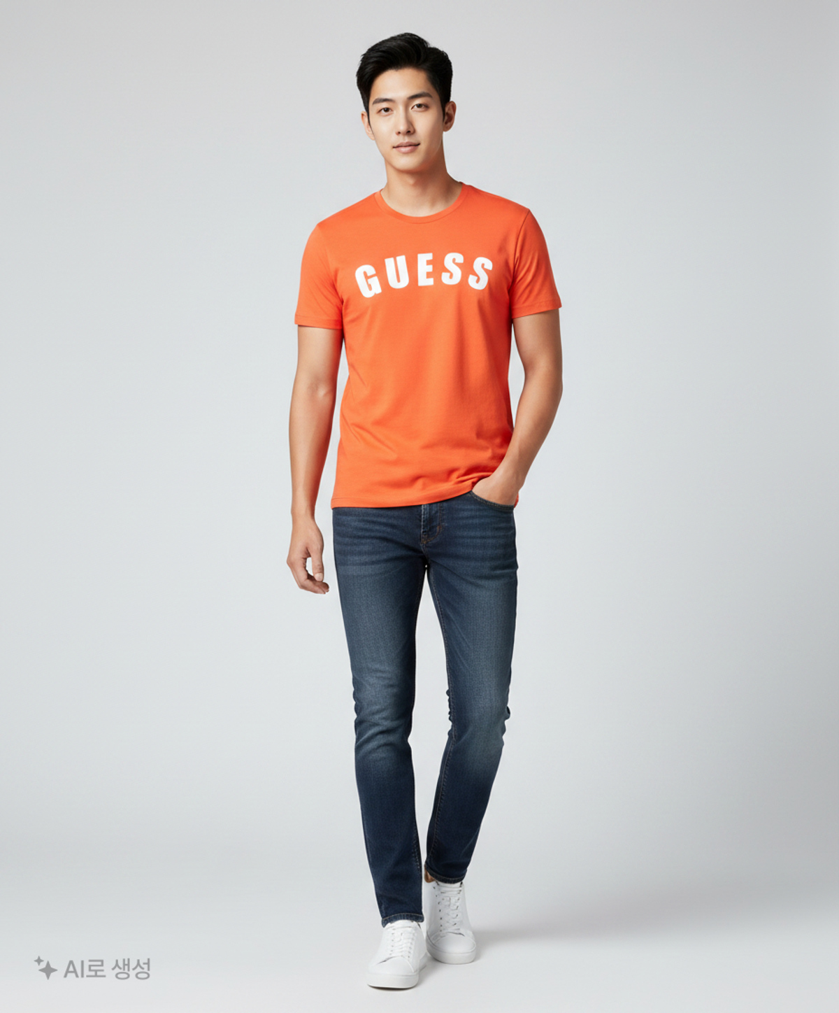게스진(GUESS JEANS) 반소매 티셔츠 M