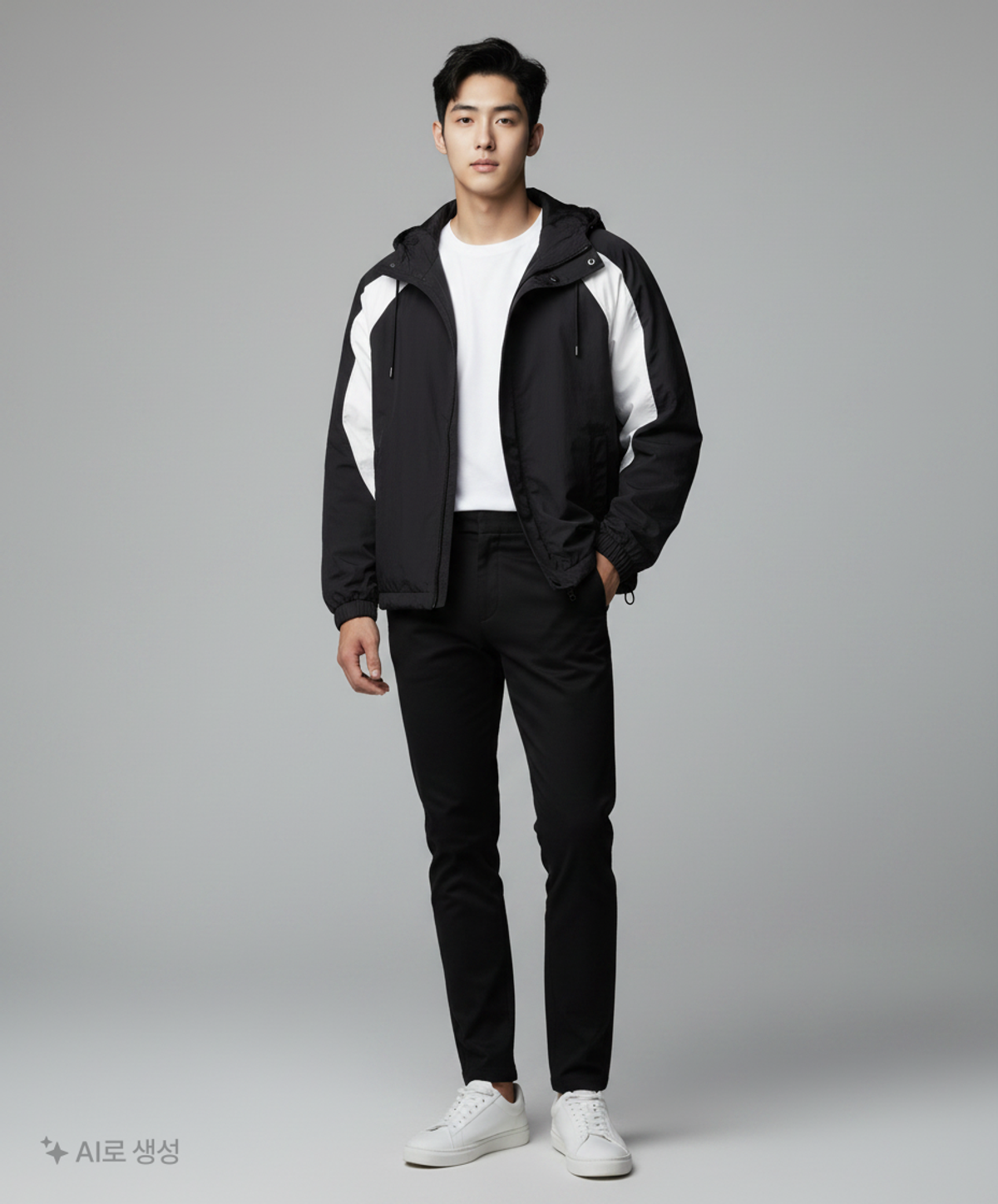 스파오(SPAO) 나일론/코치 재킷 L
