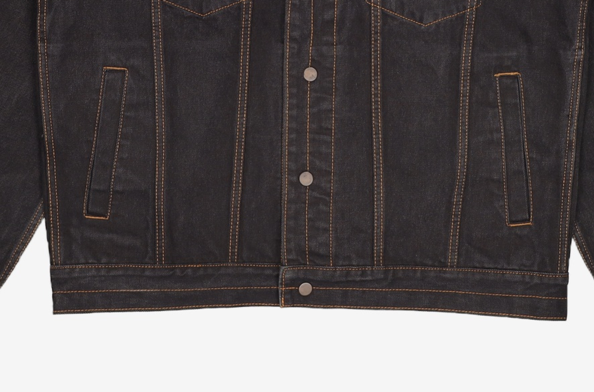 86로드(86ROAD) ROSE STITCH POINT DENIM JACKET BLACK L