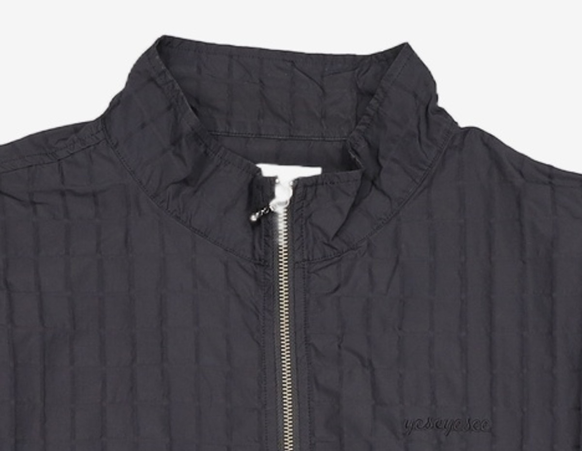 예스아이씨(YESEYESEE) Windowpane Zip Blouson Black L