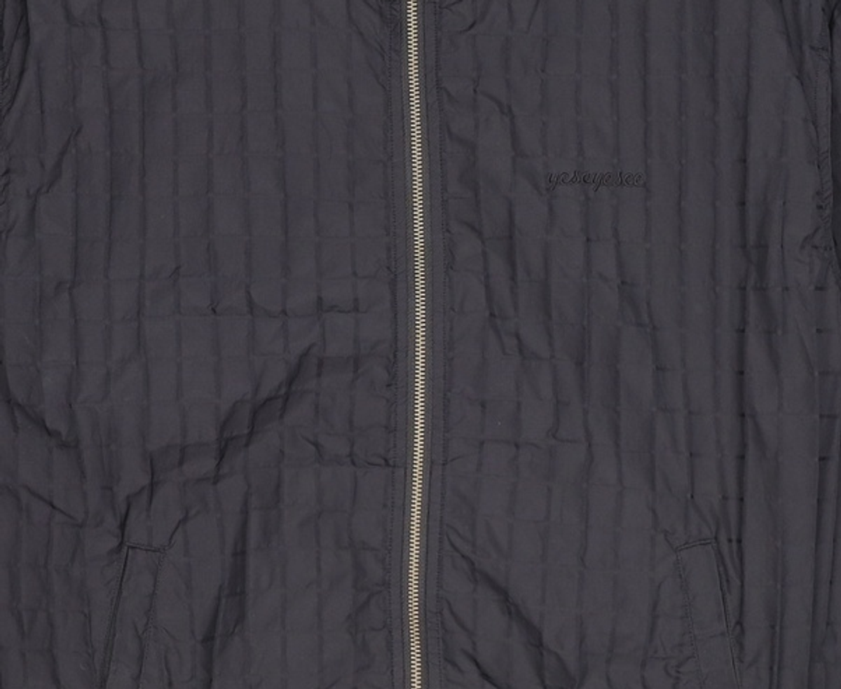 예스아이씨(YESEYESEE) Windowpane Zip Blouson Black L