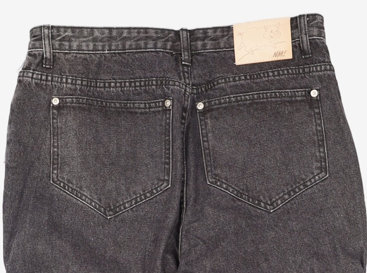 노매뉴얼(NOMANUAL) T.W DENIM PANTS - WASHED BLACK L