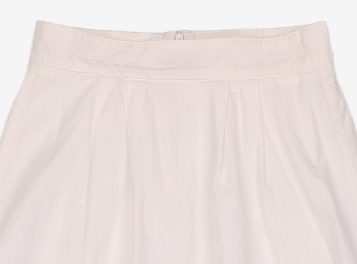 엽페(YUPPE) COTTON LONG SKIRT_WHITE S