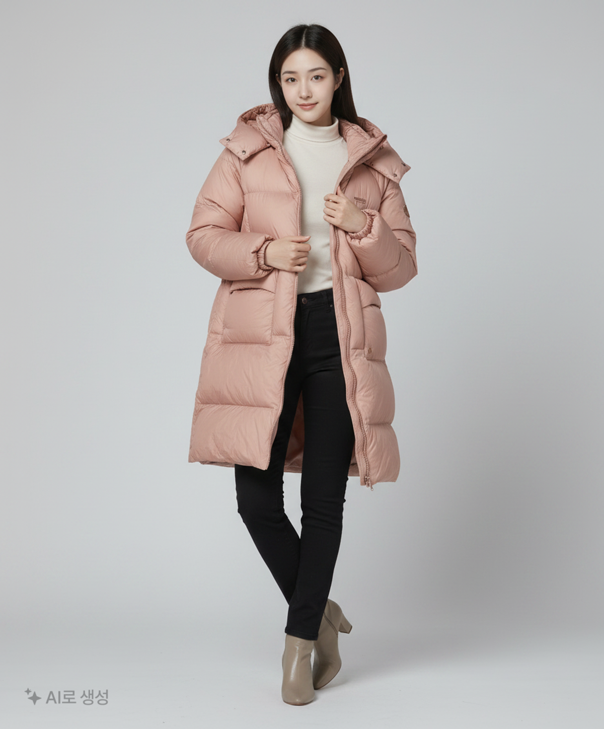 리복(REEBOK) 롱 패딩/롱 헤비 아우터 M