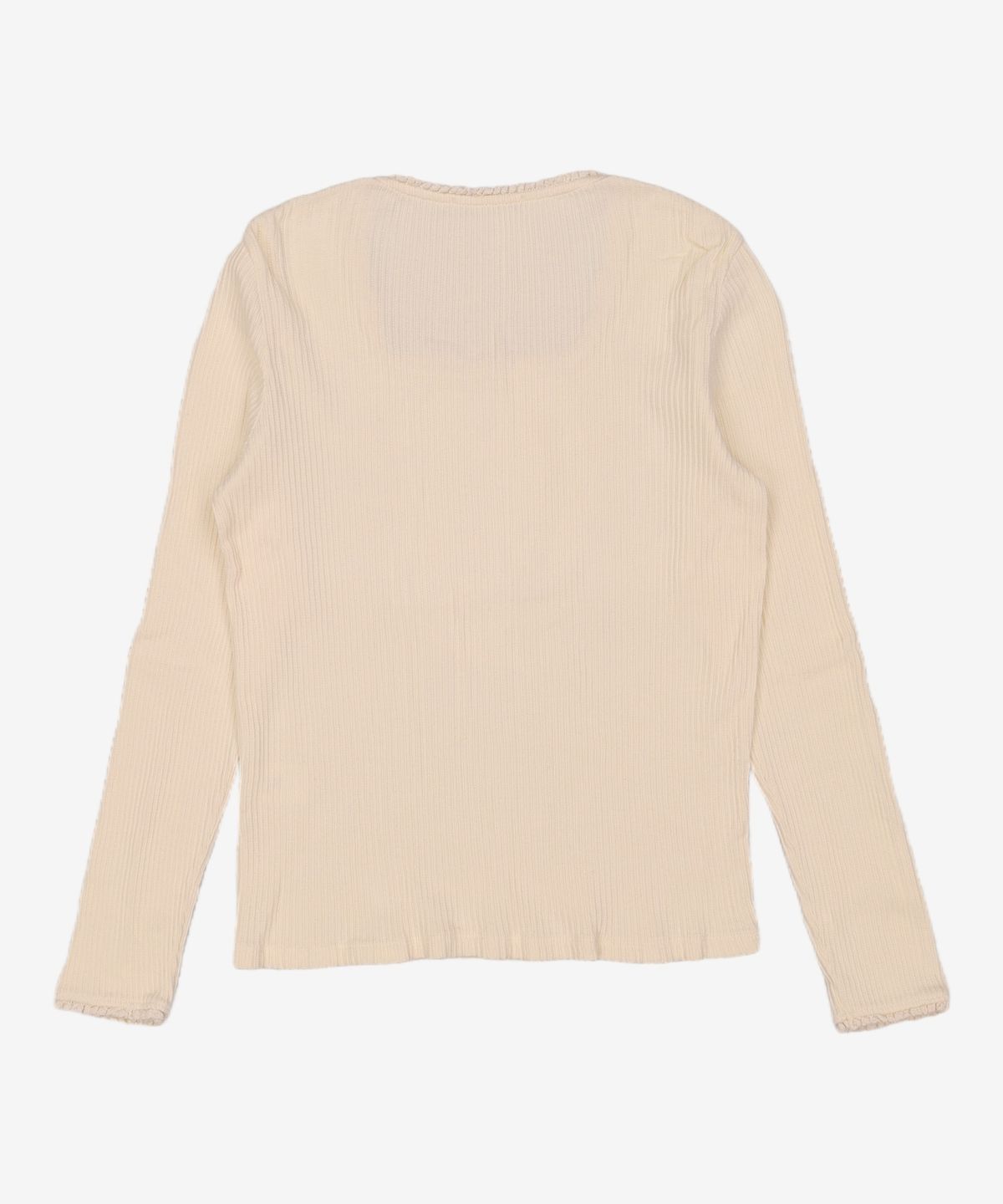 비뮤즈맨션(BEMUSE MANSION) Ribbon point square neck top - Cream FREE