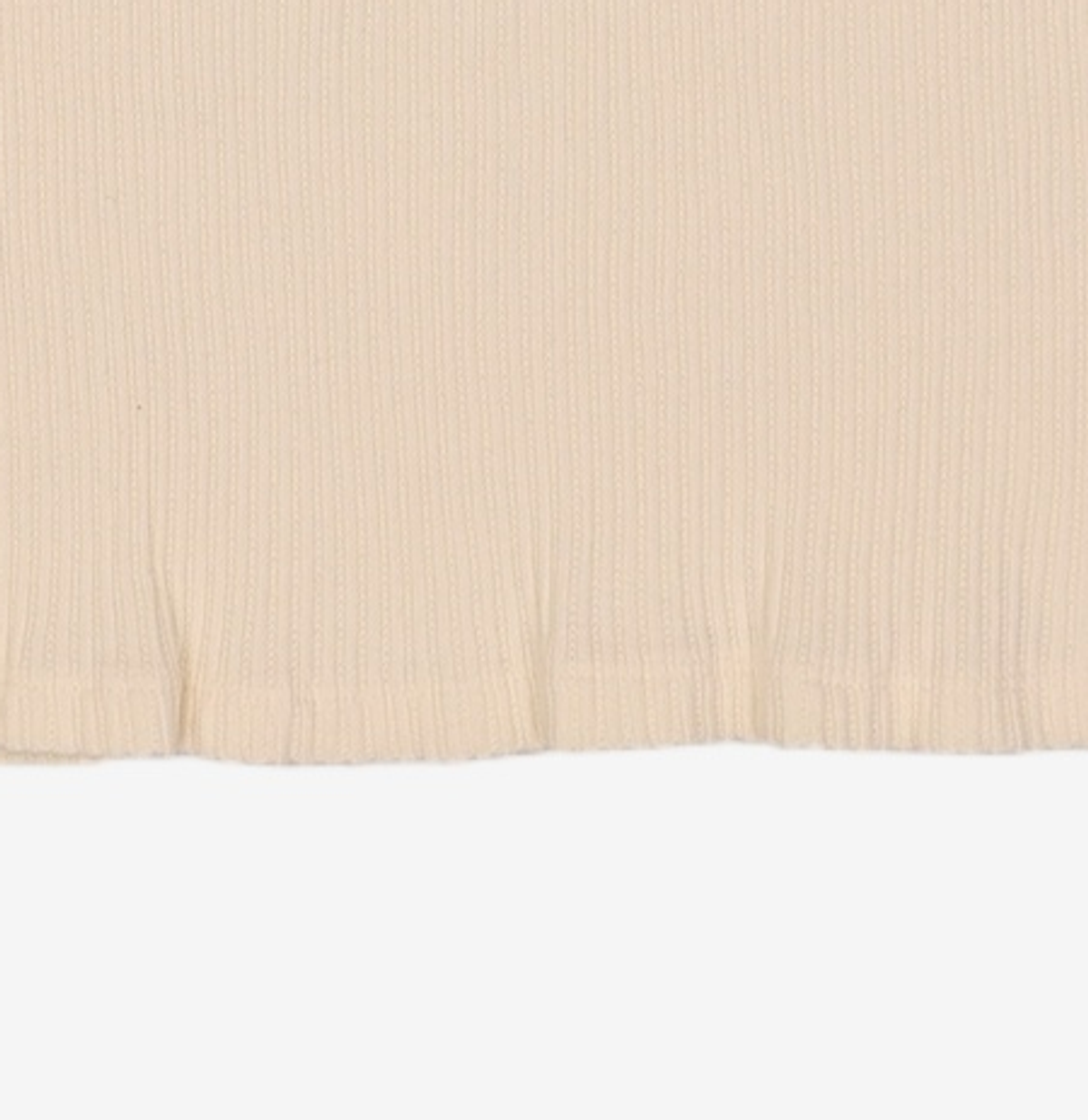 비뮤즈맨션(BEMUSE MANSION) Ribbon point square neck top - Cream FREE