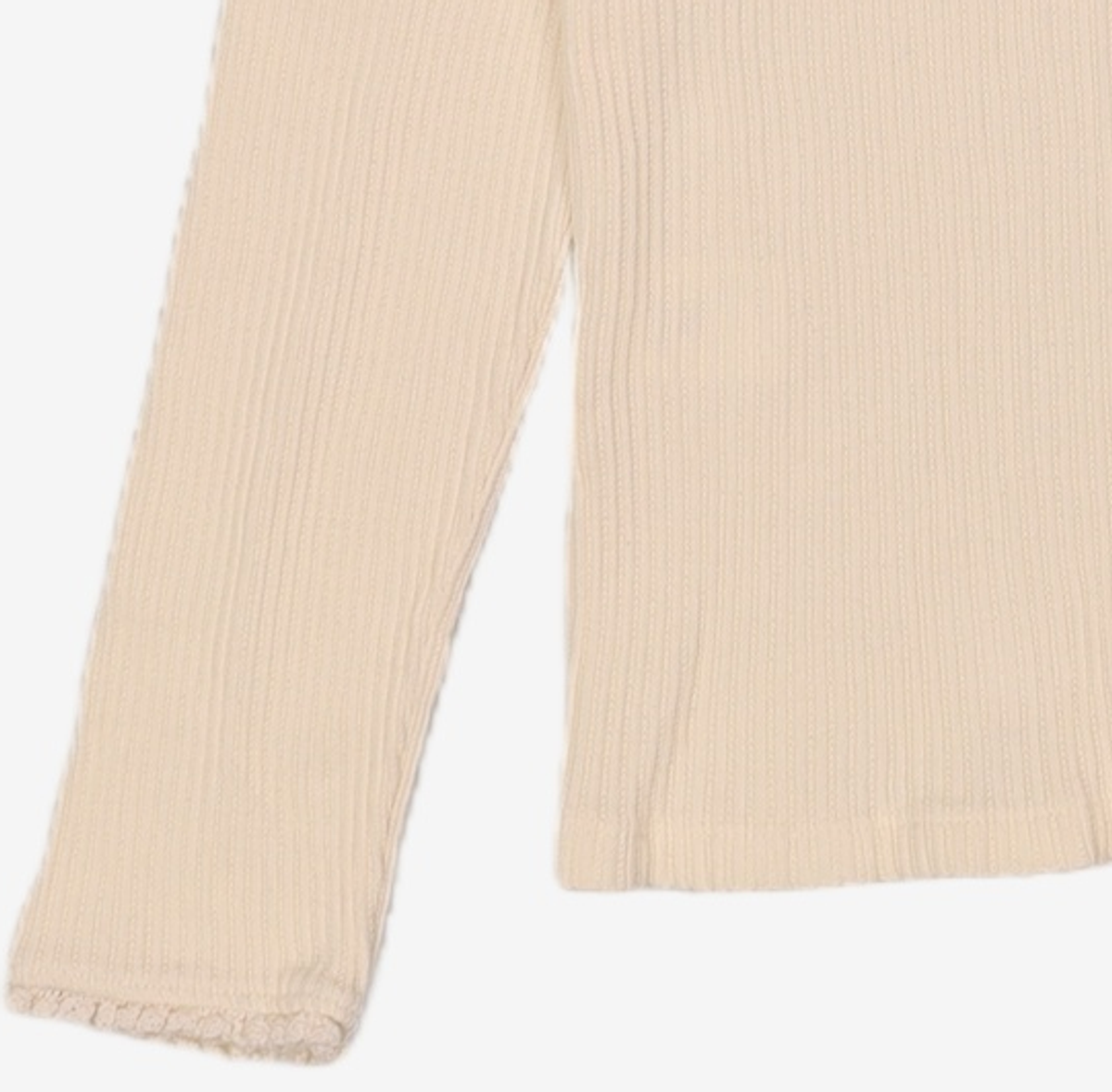 비뮤즈맨션(BEMUSE MANSION) Ribbon point square neck top - Cream FREE