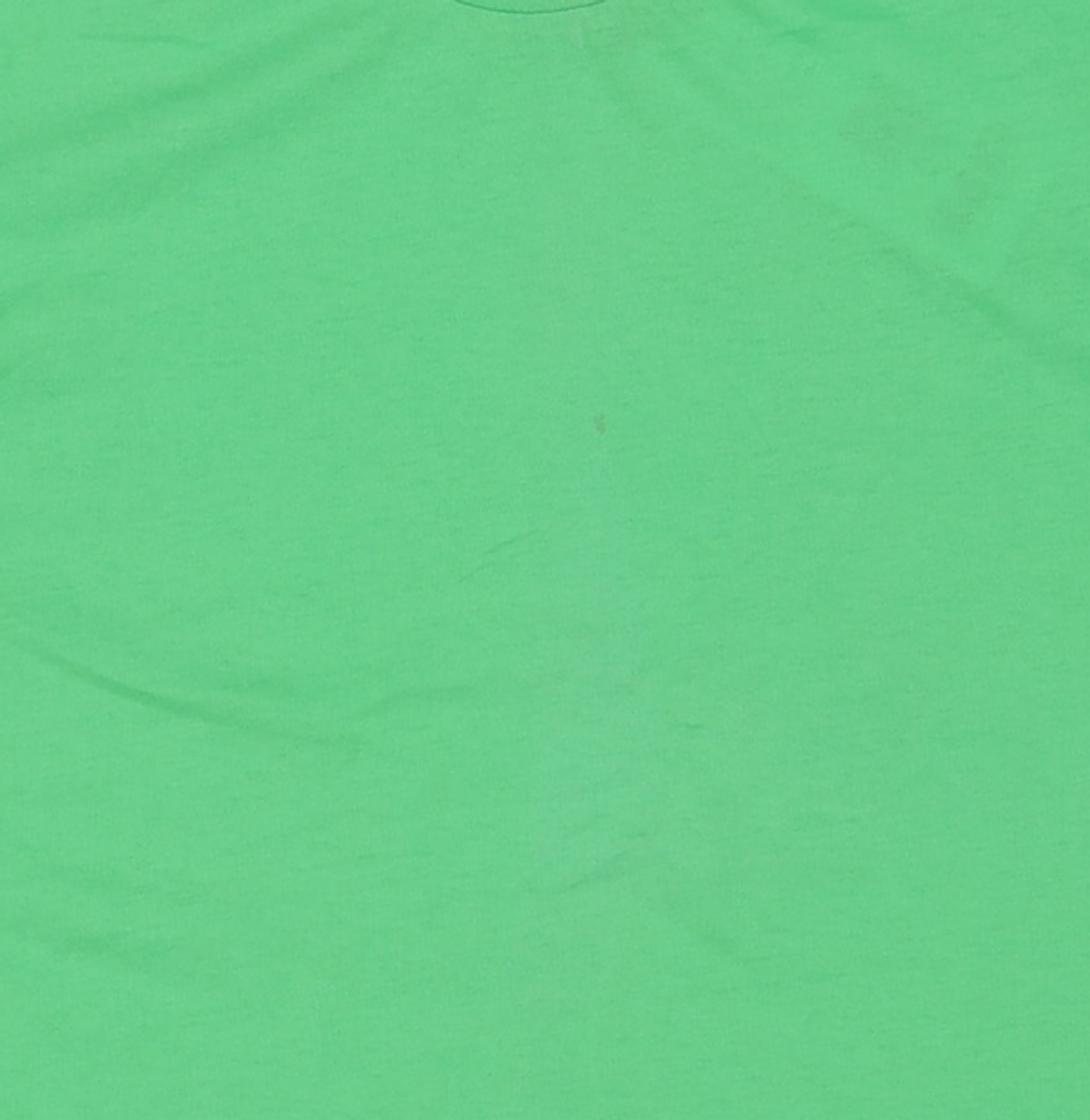 비뮤즈맨션(BEMUSE MANSION) Plain round-neck tee - Yellow green FREE