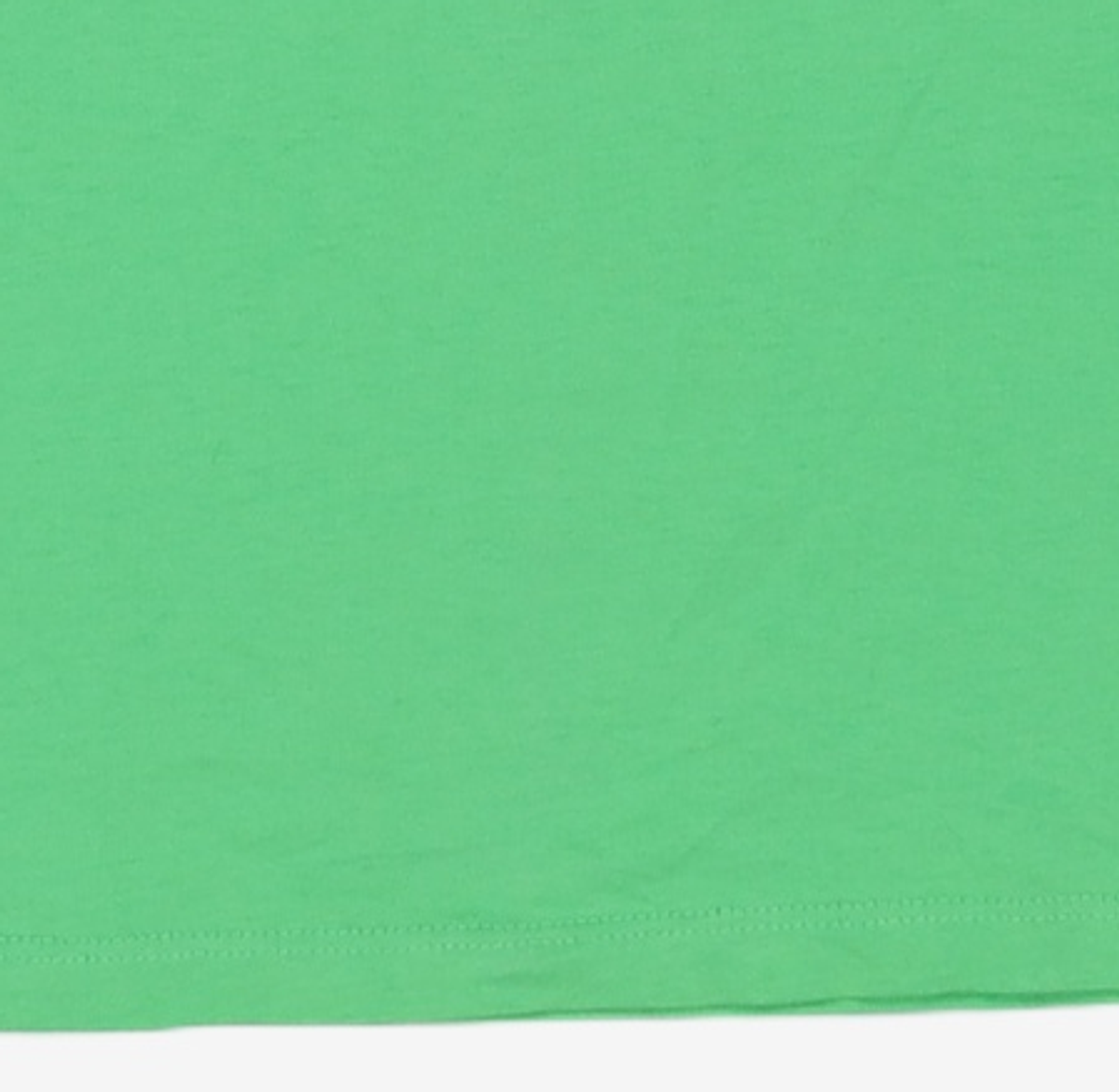 비뮤즈맨션(BEMUSE MANSION) Plain round-neck tee - Yellow green FREE