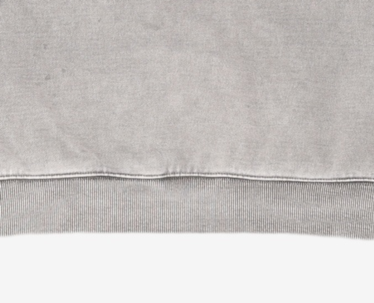 노매뉴얼(NOMANUAL) REVERSED TM LOGO SWEATSHIRT - CHACOAL XL