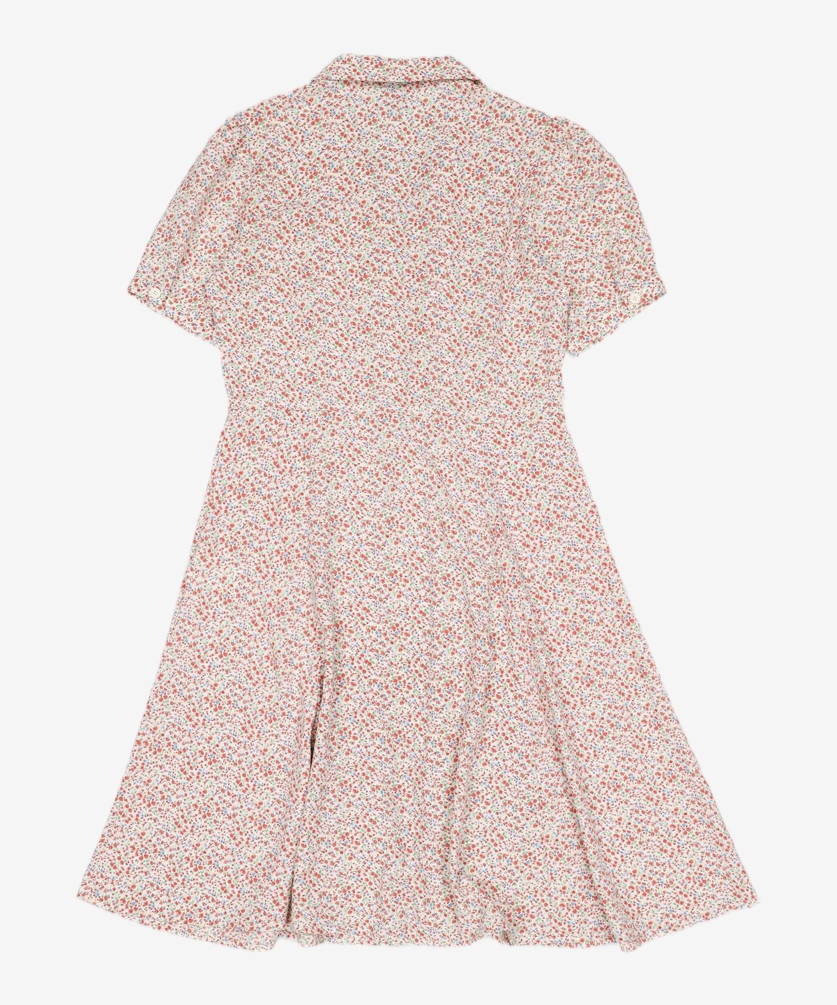 룩캐스트(LOOKAST) IVORY PRINTING COLLAR DRESS ONE SIZE