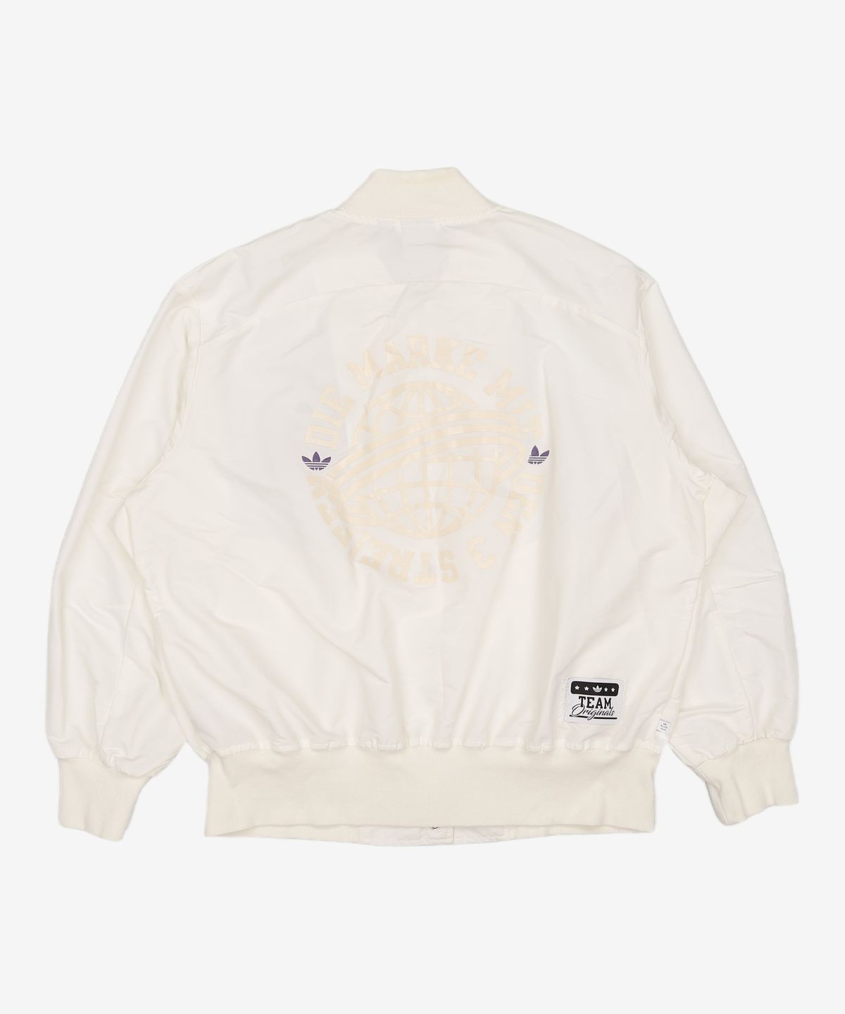 아디다스(ADIDAS) 모던 컬리지 봄버 재킷 - 화이트 / HS1918 L
