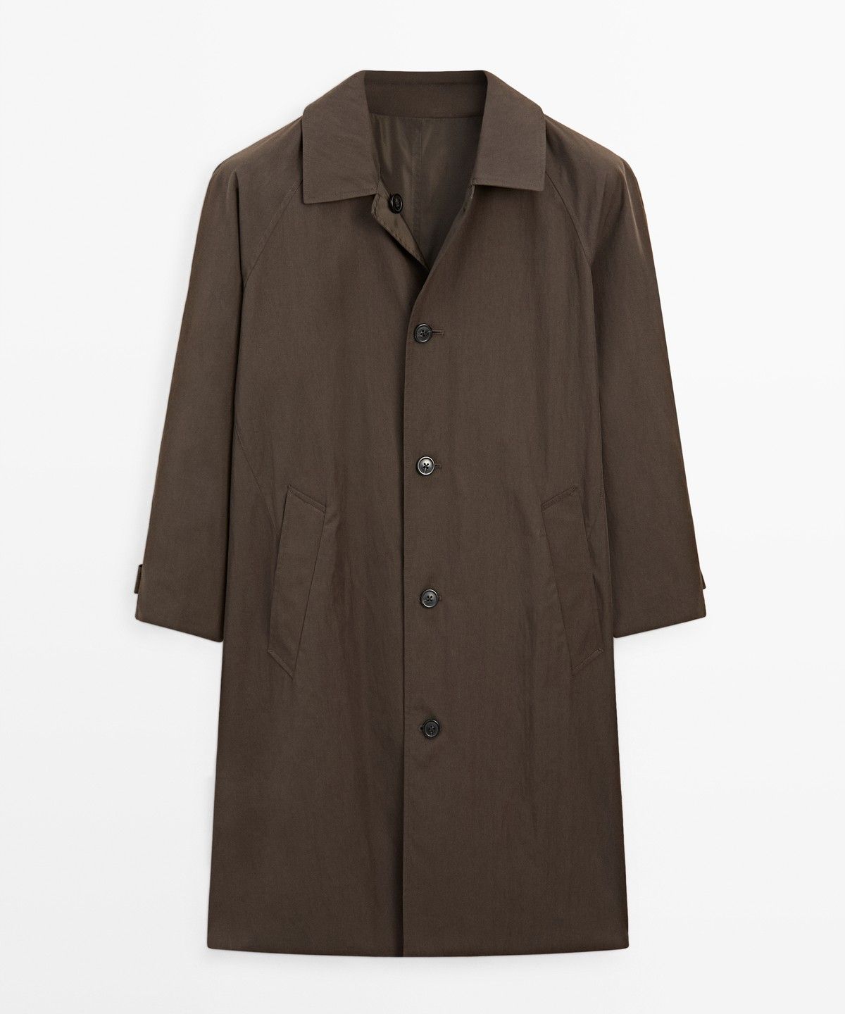 마시모두띠(MASSIMO DUTTI) 리버서블 롱 트렌치코트