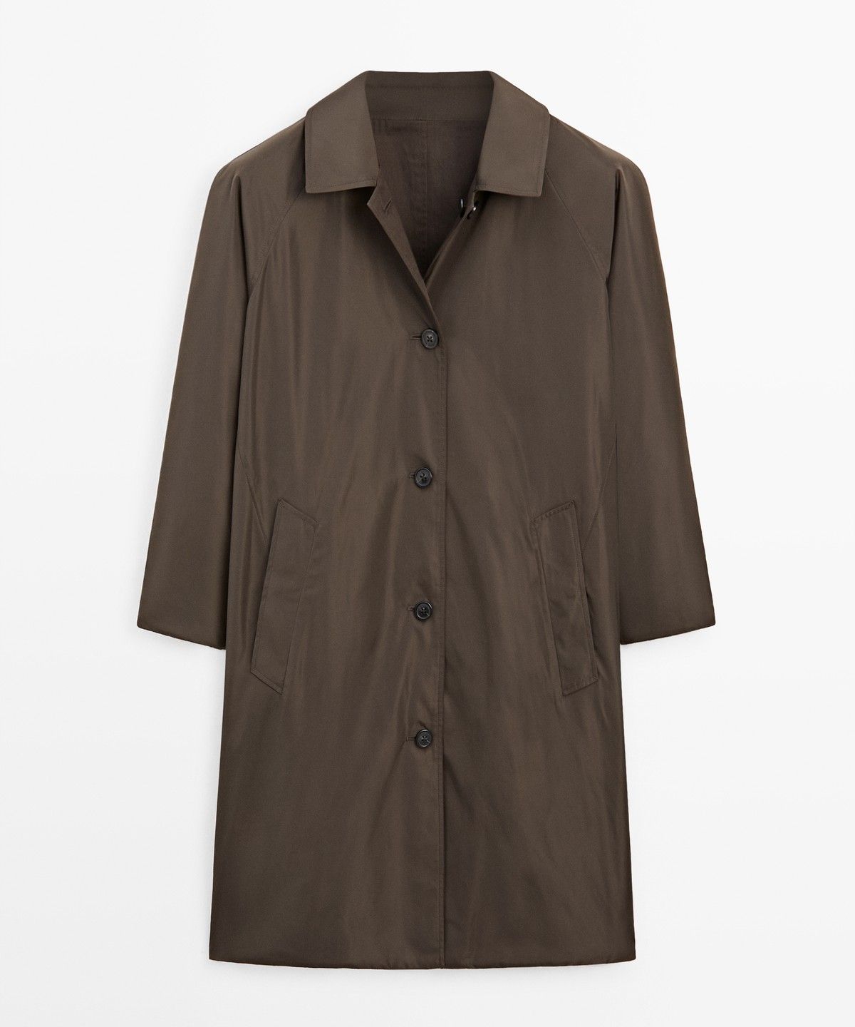 마시모두띠(MASSIMO DUTTI) 리버서블 롱 트렌치코트