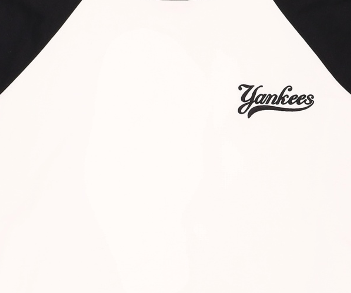 엠엘비(MLB) 여성 바시티 라글란 루즈핏 티셔츠 NY (Black) S