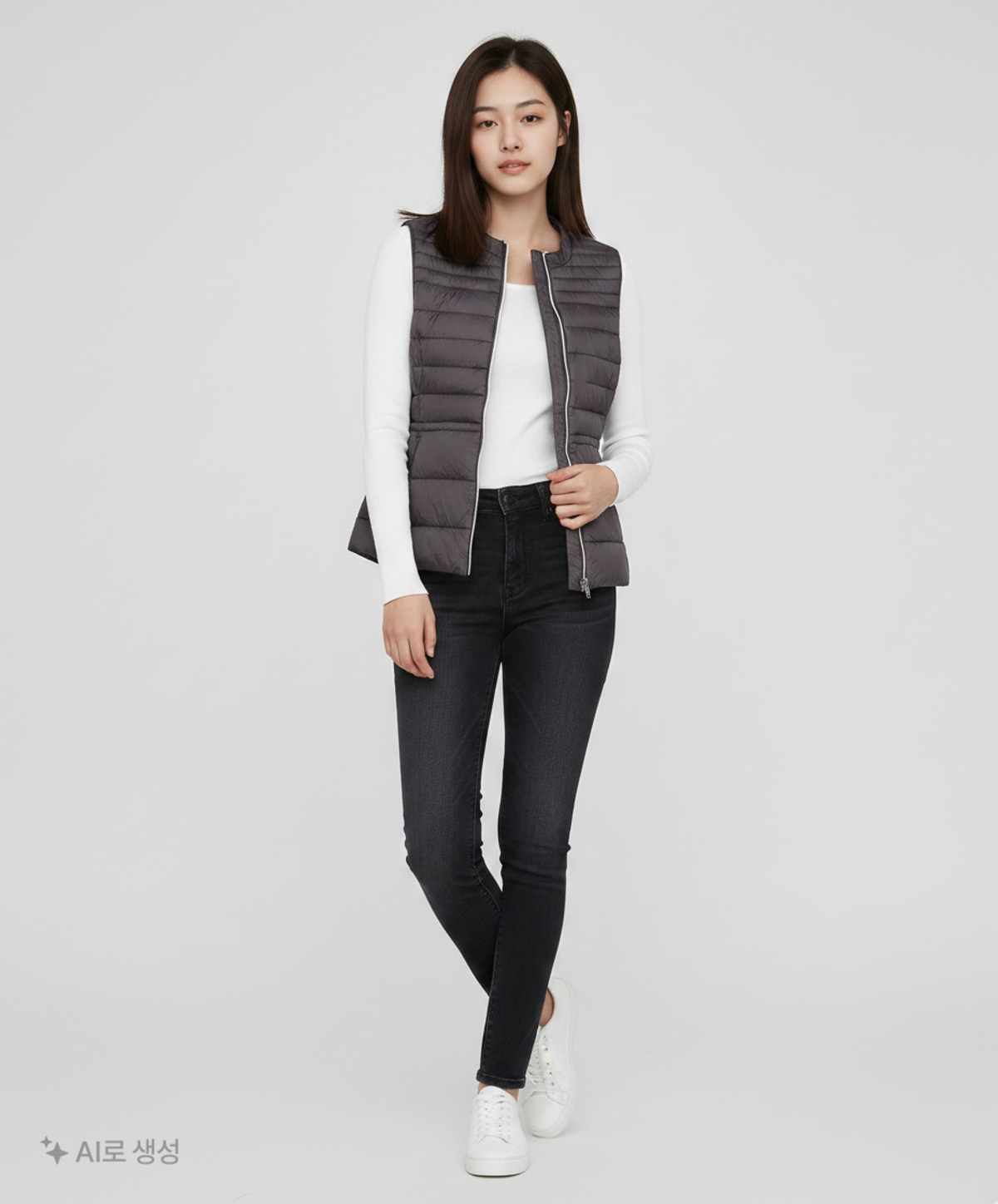 신디(CINDY) 패딩 베스트 90