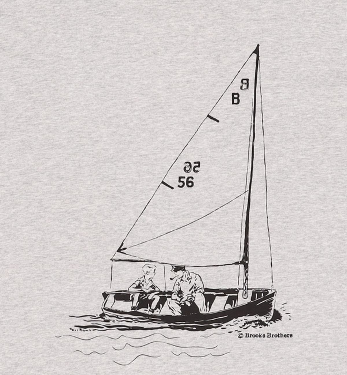 브룩스 브라더스(BROOKS BROTHERS) 반소매 티셔츠 L
