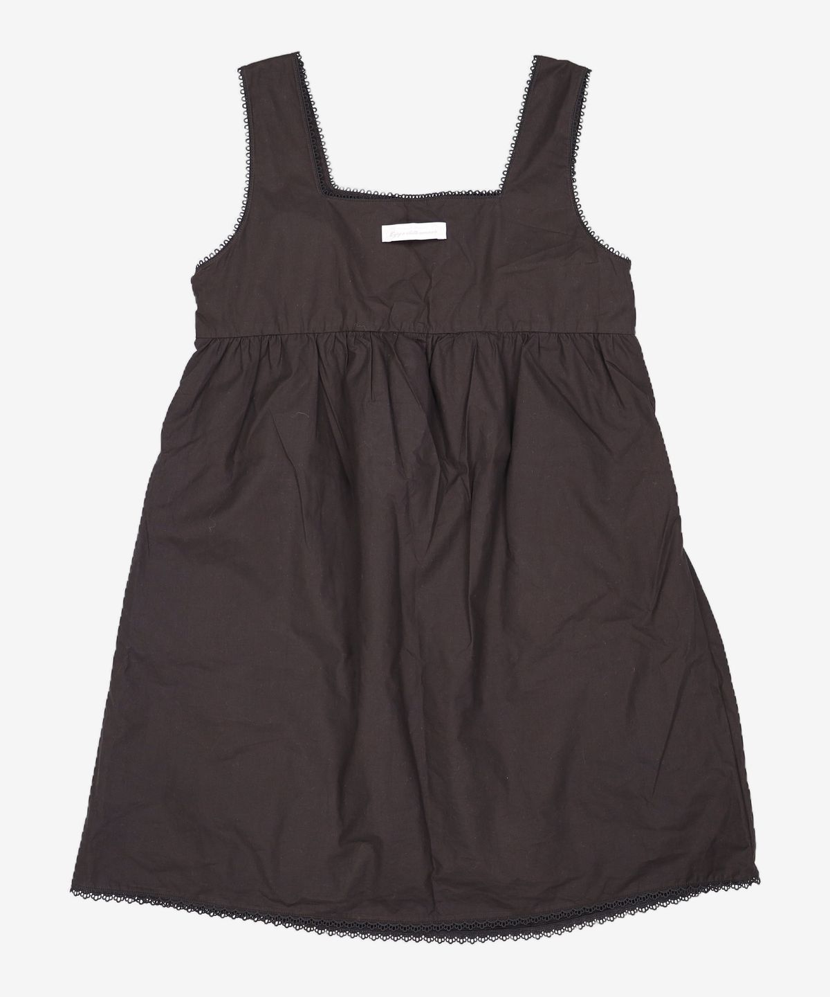 오이에프(OEF) Shirring Mini Dress (Black) FREE
