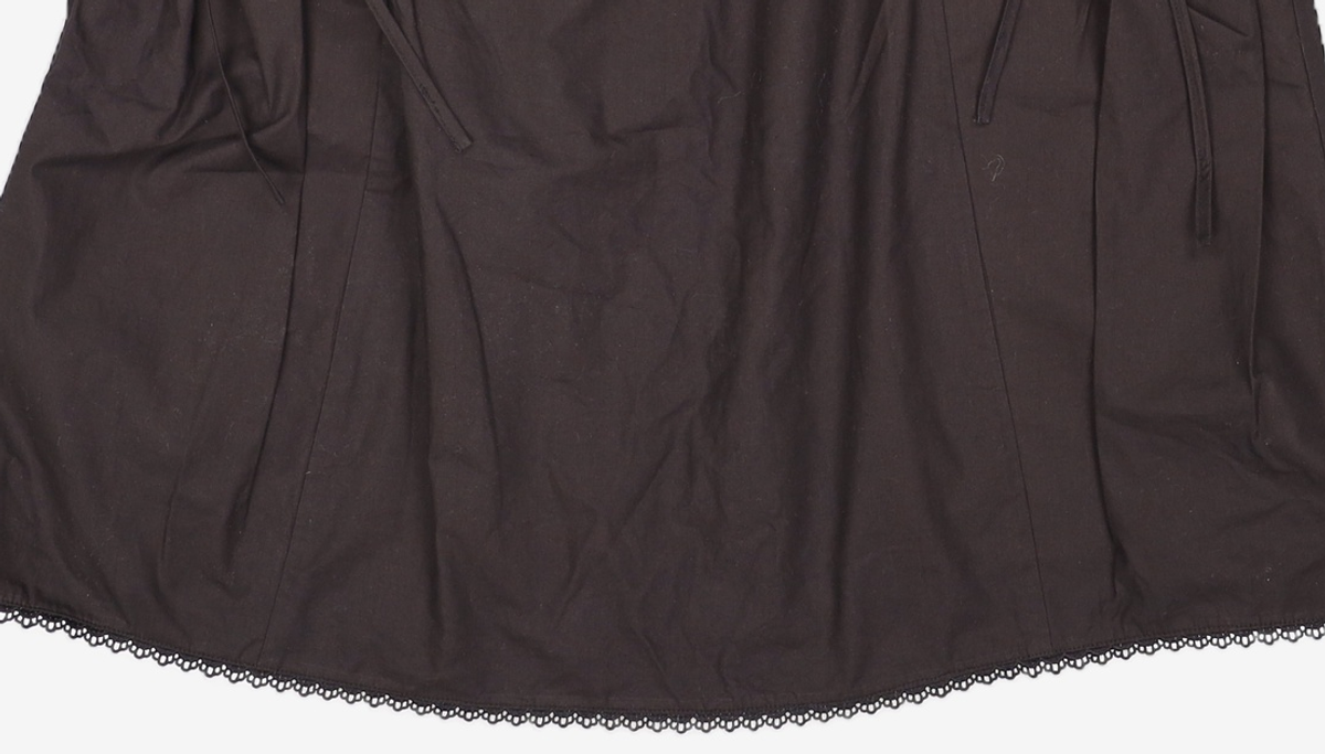 오이에프(OEF) Shirring Mini Dress (Black) FREE