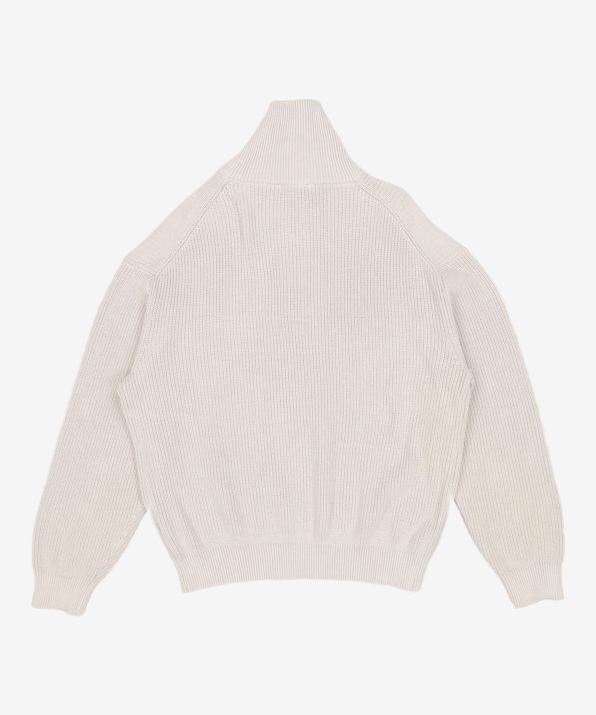 키뮤어(KIIMUIR) (22FW)(5 COLOR) 코튼 워셔블 하프 반집업 니트 XL