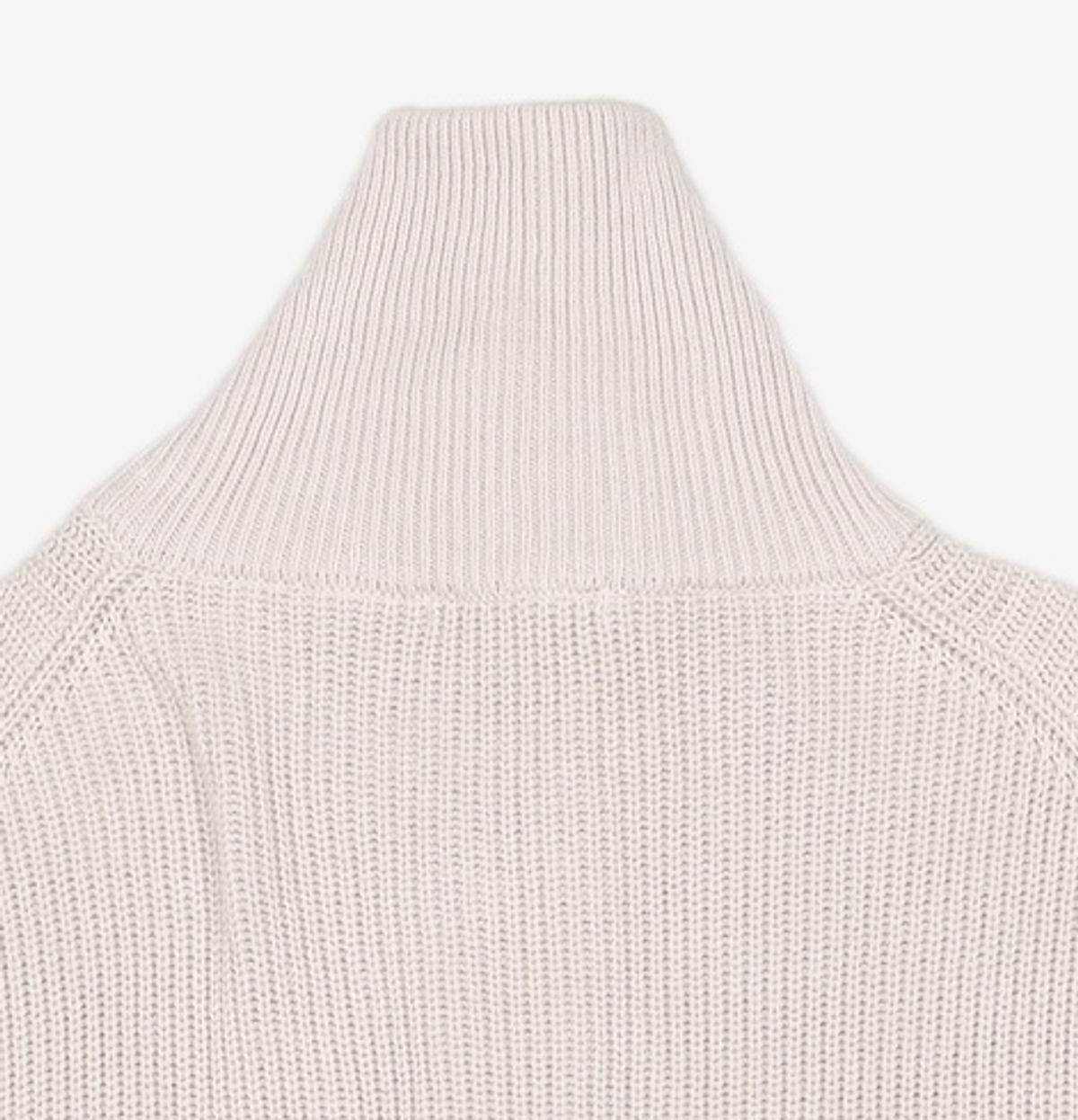 키뮤어(KIIMUIR) (22FW)(5 COLOR) 코튼 워셔블 하프 반집업 니트 XL