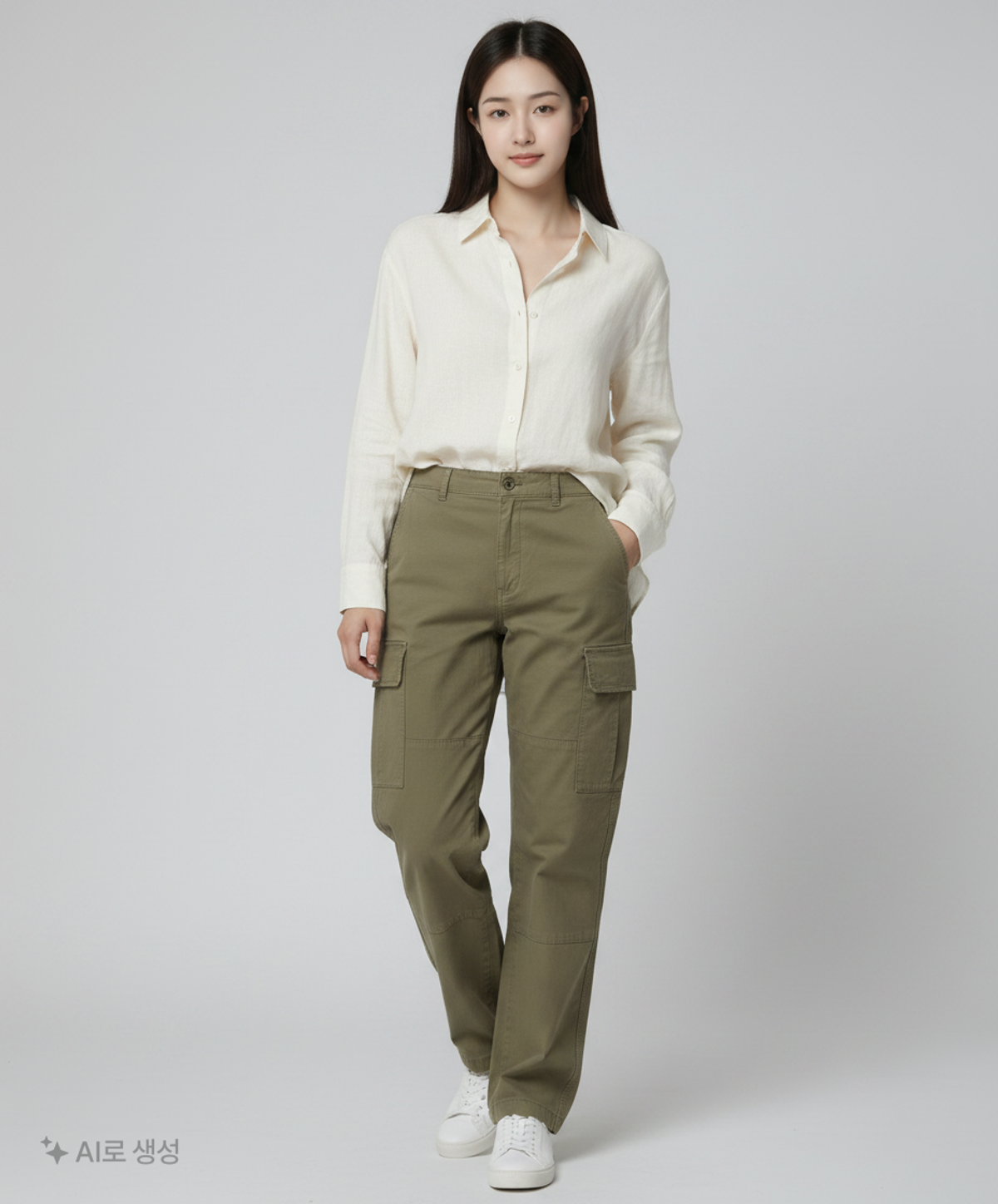유니클로(UNIQLO) 코튼 팬츠 M