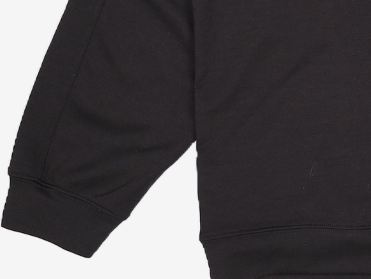 우알롱(WOOALONG) Oblique pocket sweatshirt - BLACK L