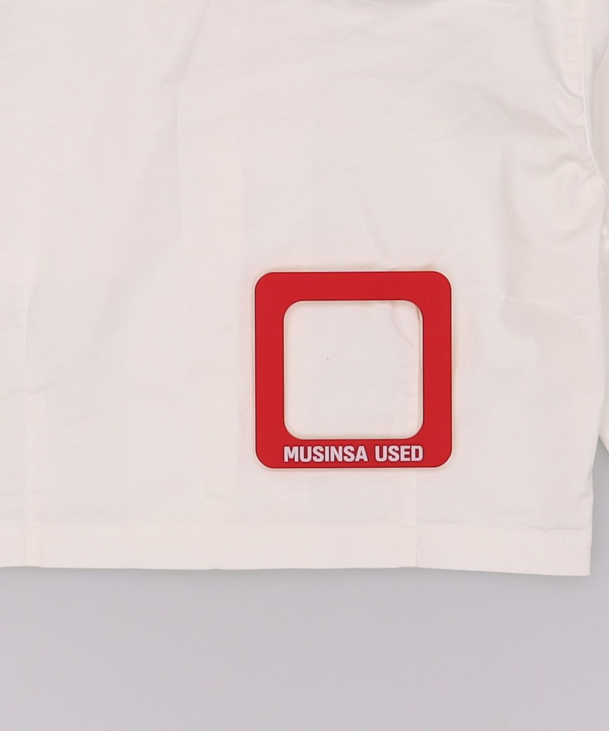 루루슈(LULUCHOU) Ribbon Crop Shirt - WHITE L