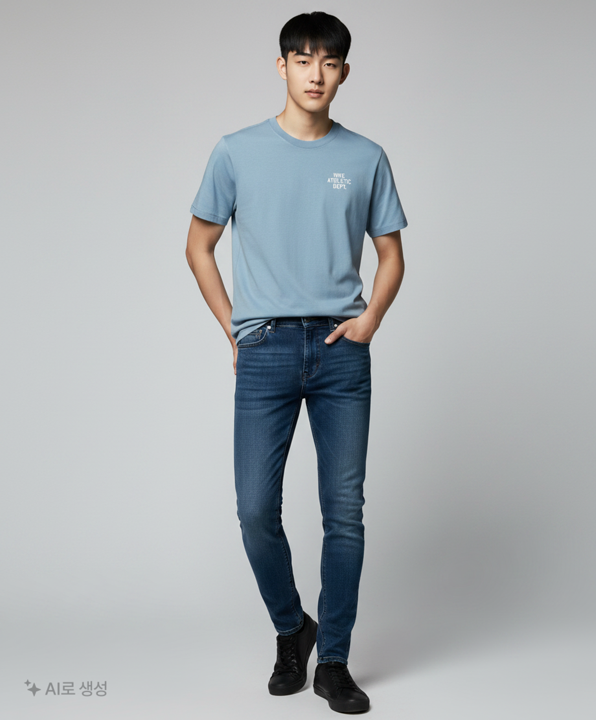 나이키(NIKE) 맥스90 피트니스 티셔츠 M - 스모키 블루 / HJ3694-006 M