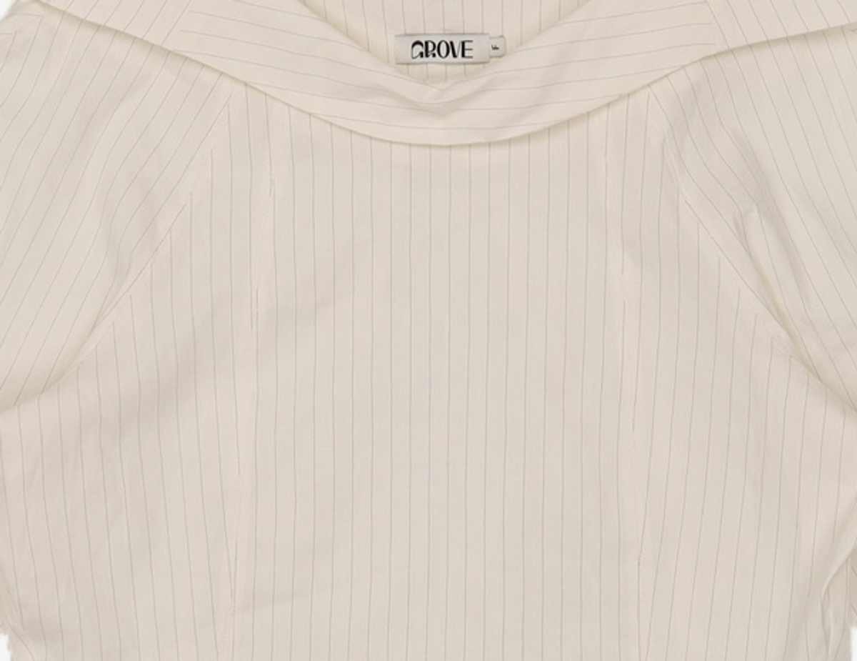 그로브(GROVE) ARIN BOAT NECK BLOUSE (2COLOR) FREE