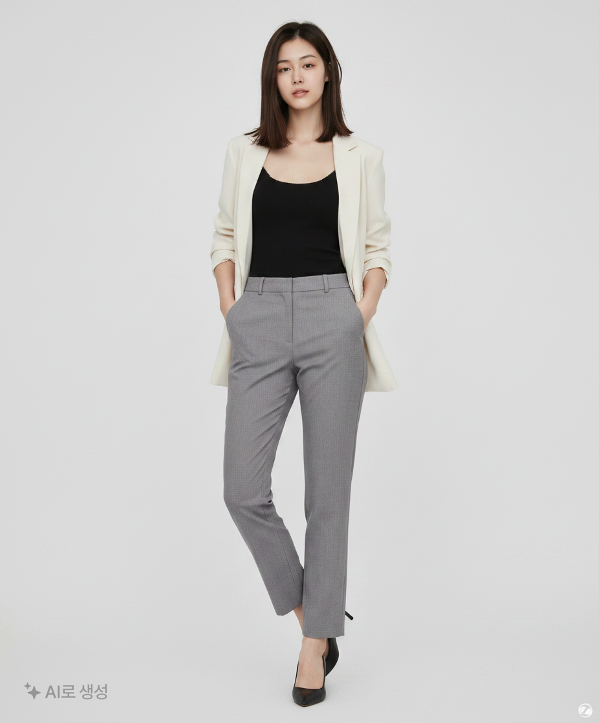 미쏘(MIXXO) 슈트 팬츠/슬랙스 26