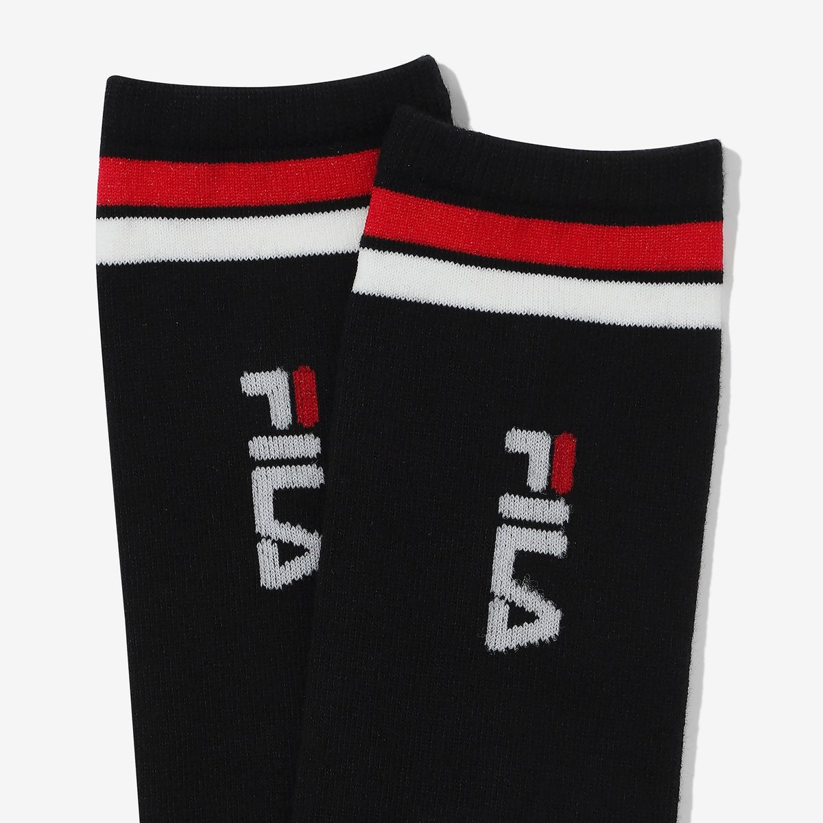 휠라 키즈(FILA KIDS) 리니어로고 니삭스(FK3SCF5351XBLK)