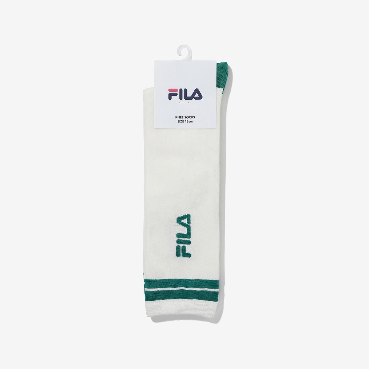 휠라 키즈(FILA KIDS) 리니어로고 니삭스(FK3SCF5351XGRN)
