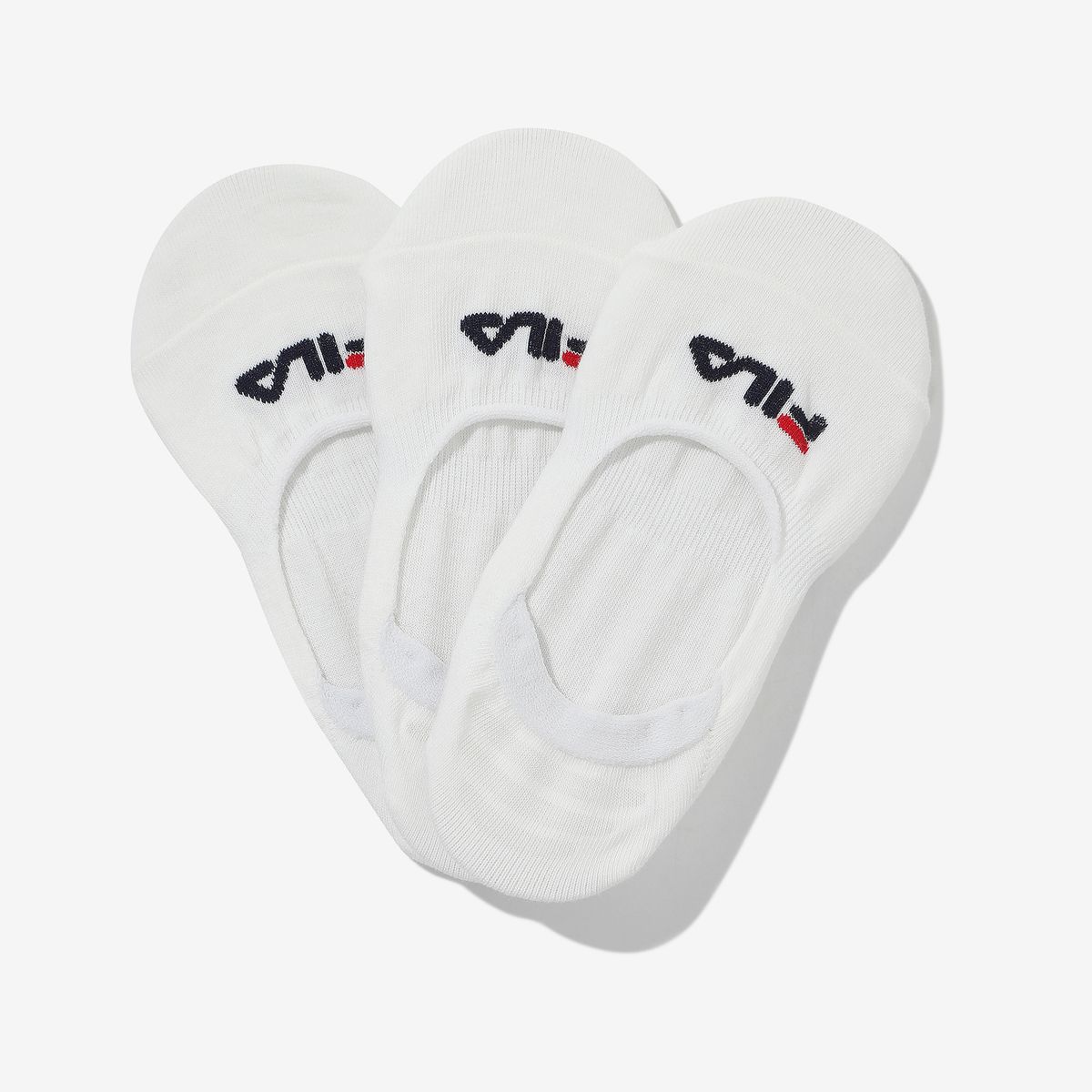 휠라 키즈(FILA KIDS) 키즈 3매입 베이직 로고 덧신양말(FK3SCF5377XOWH)