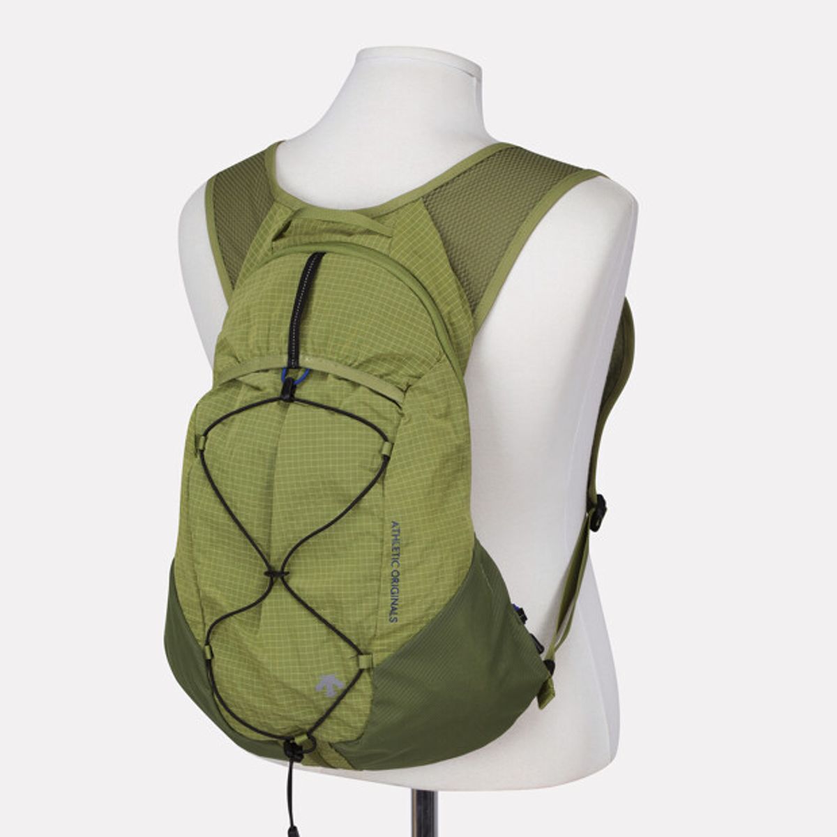데상트(DESCENTE) 러닝 베스트형 경량 백팩 (10L) 올리브 SR323RBP70