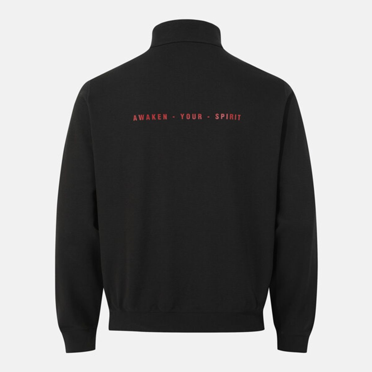 데상트(DESCENTE) 남성 애슬럭스 하프집 맨투맨 블랙 SR321THT92